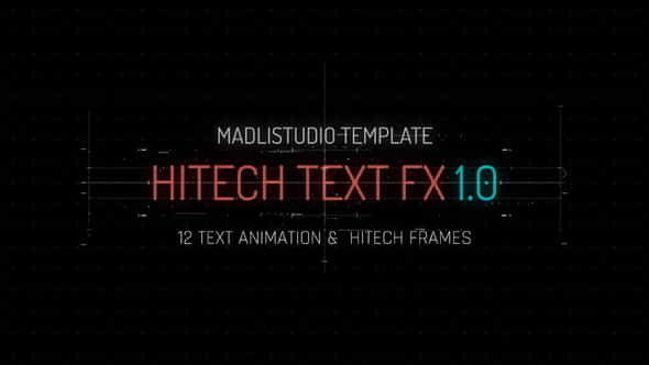 Hitech Text FX - VideoHive 23384962