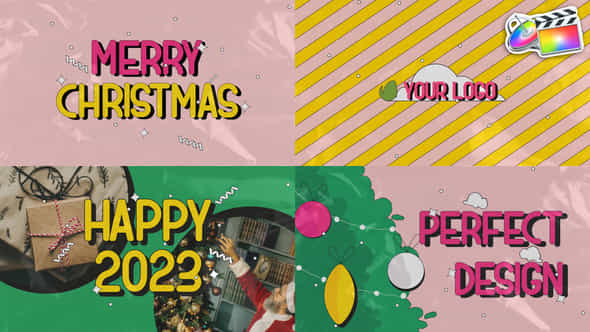 Merry Christmas Colorful - VideoHive 42048574