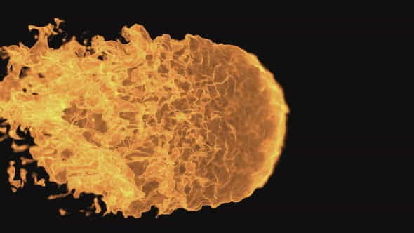 Fire bursts on a transparent - VideoHive 34144515