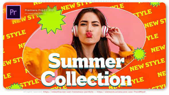 Summer Collection. Retro - VideoHive 38239633