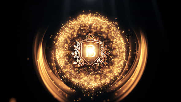 Gold Luxury Logo Intro - VideoHive 53631877