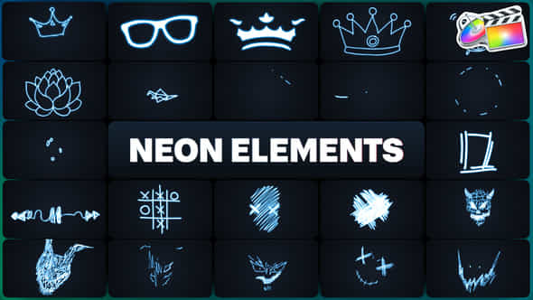 Neon Elements For Fcpx - VideoHive 50742123
