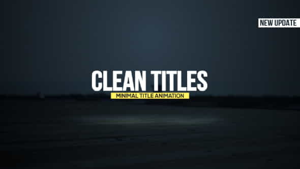 Clean Titles - VideoHive 15560241
