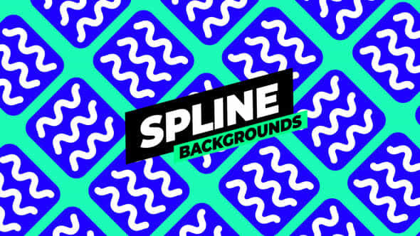 Spline Backgrounds - VideoHive 50909485