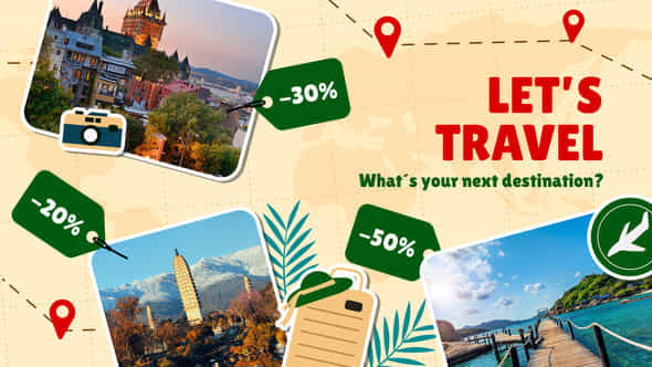 Travel Opener Mogrt - VideoHive 51736705