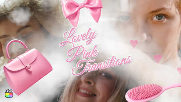 Lovely Pink Transitions - VideoHive 47491682