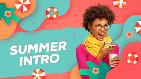 Summer Intro (MOGRT) - VideoHive 44626207