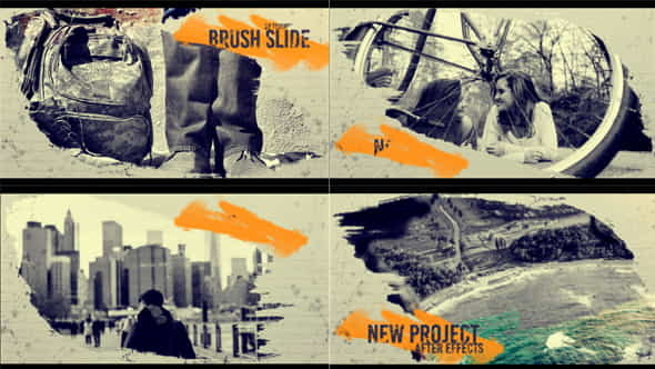 Brush Slide - VideoHive 17071831