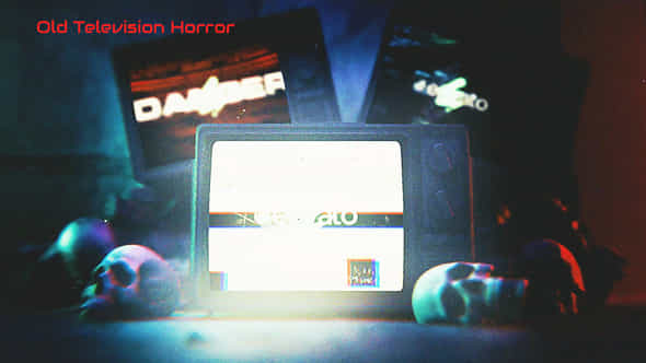 Old Television Horror Opener - VideoHive 59332865
