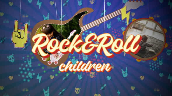 Rock And Roll Children Slideshow - VideoHive 51975550