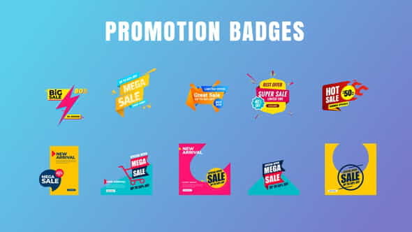 Badges Sale Promo V20 - VideoHive 28869970