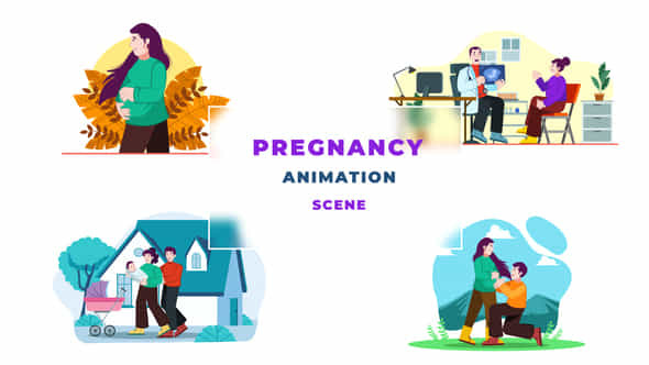 Pregnancy Character Scene - VideoHive 39651591