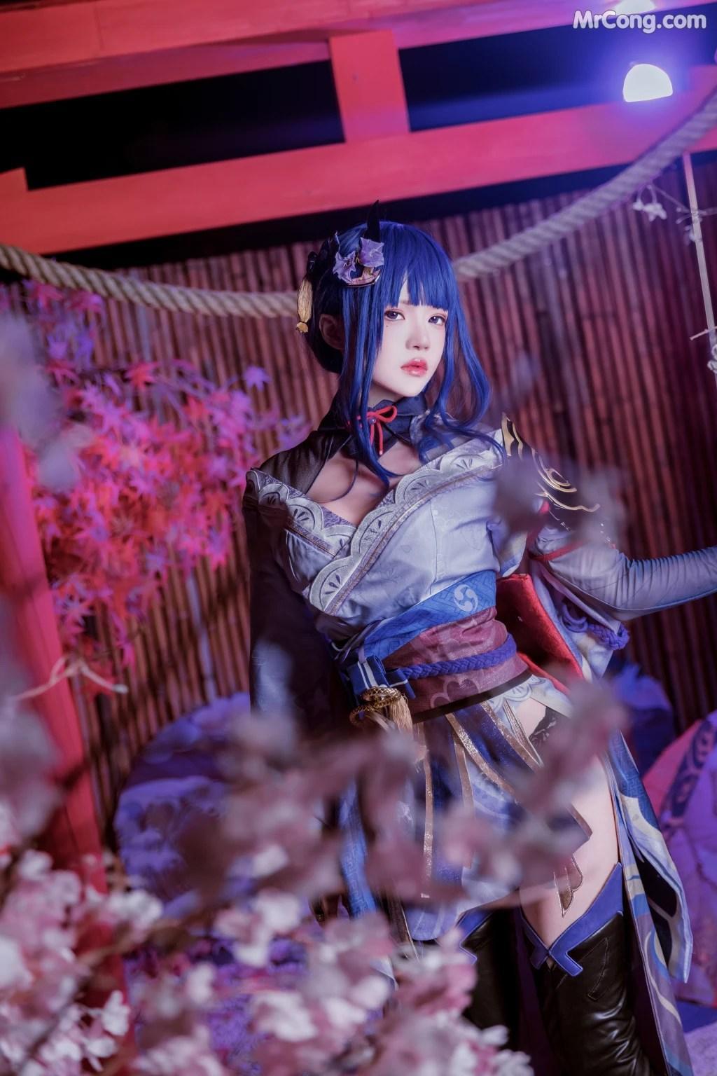 Coser@桜桃喵 Vol.139: 雷电将军+花絮 (51 photos )(32)