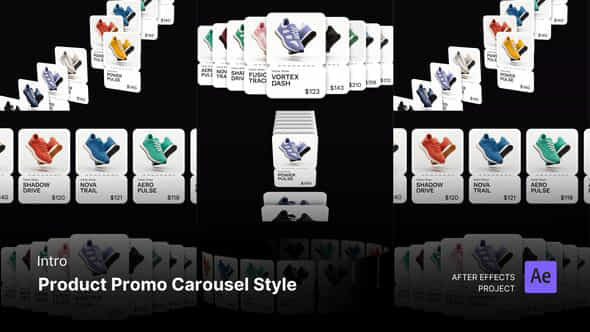 Intro Product Promo Carousel Style After Effects Project Files - VideoHive 59108284