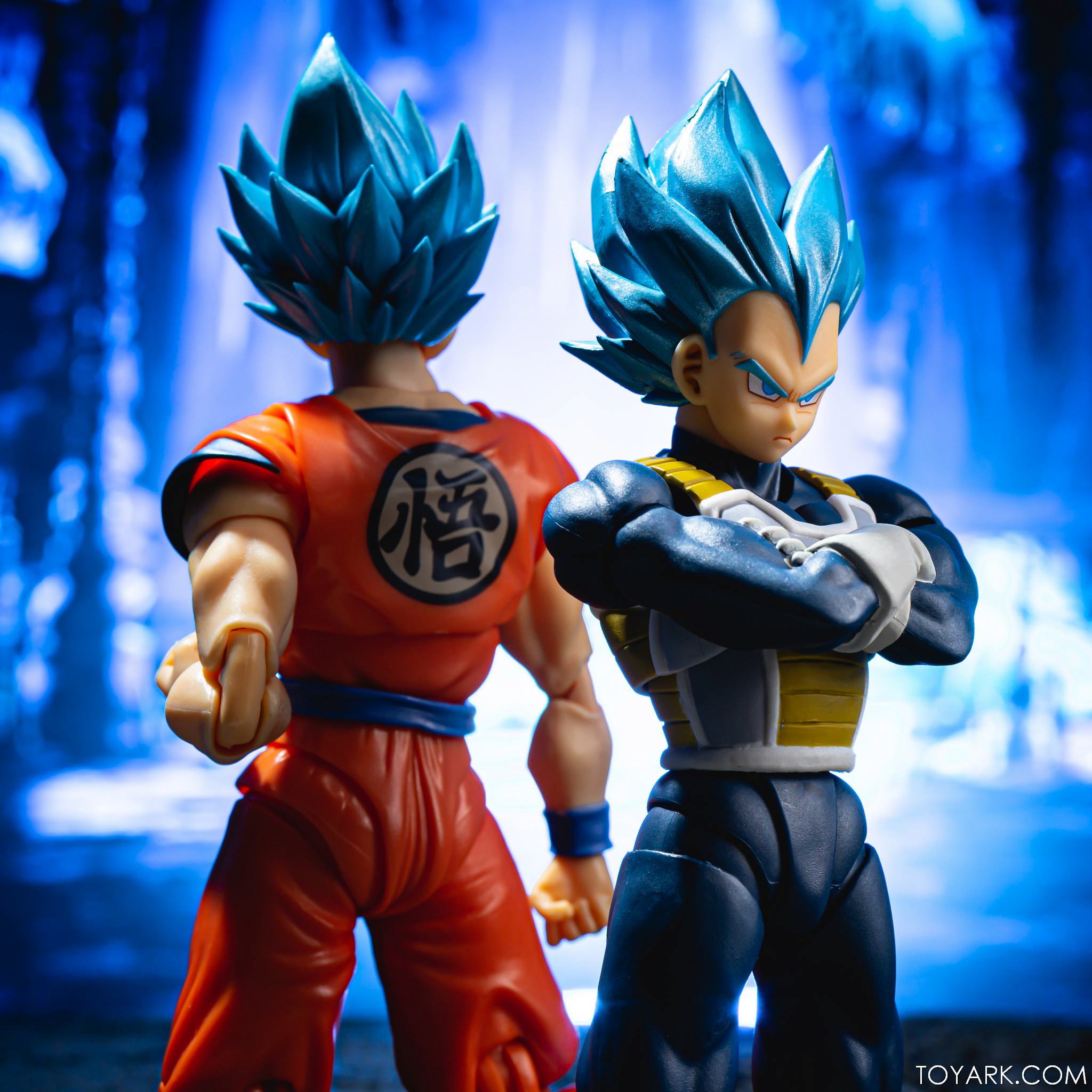 Demoniacal Fit SSB Goku/Vegeta head/hair for SH Figuarts Review