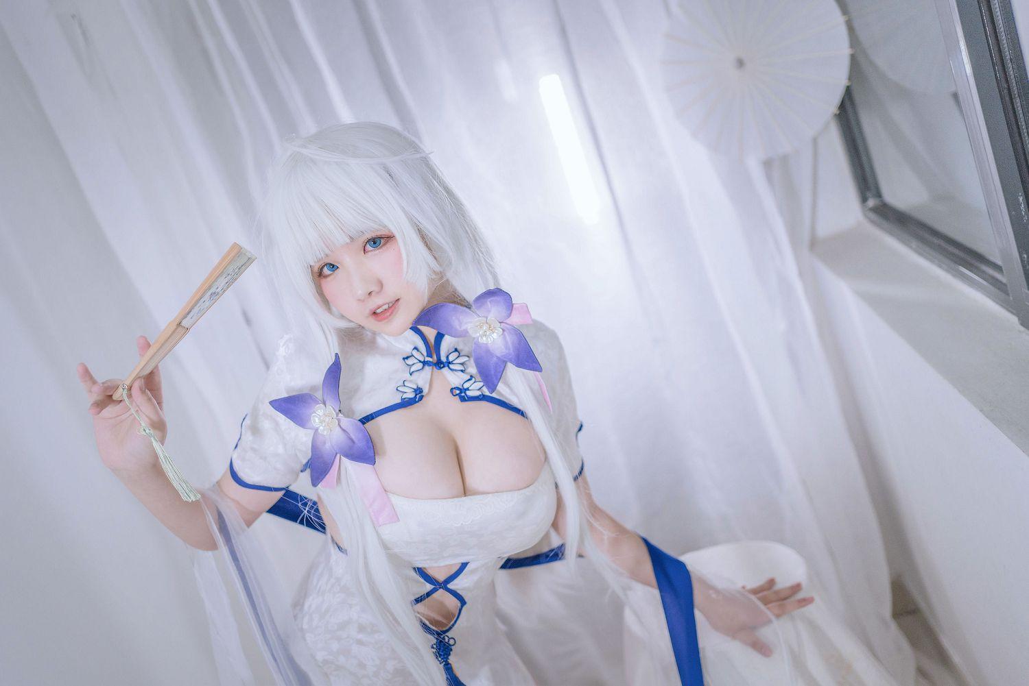 [福利女神cosplay] 阿半今天很开心 - 光辉旗袍 妩媚套图(7)