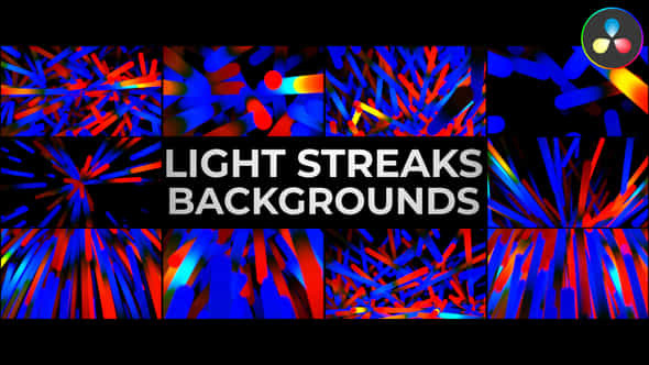 Light Streaks Backgrounds - VideoHive 45900832