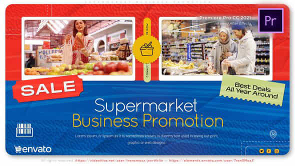 Supermarket Promotion - VideoHive 39865177
