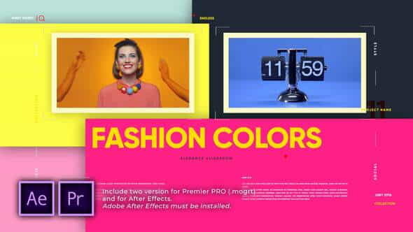Fashion Colors Elegance Slideshow - VideoHive 31739132