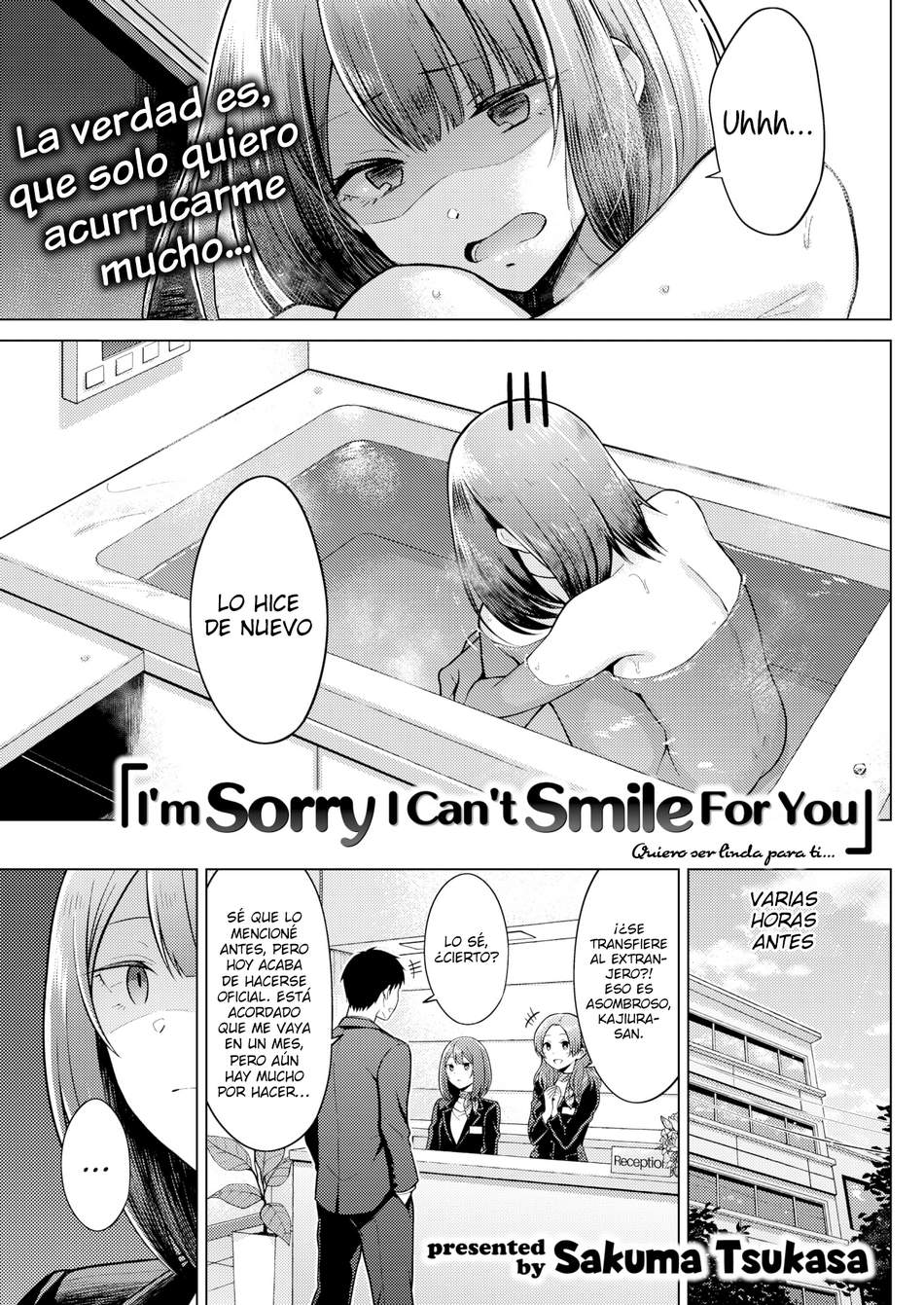 I’m Sorry I Can’t Smile for You - Page #1