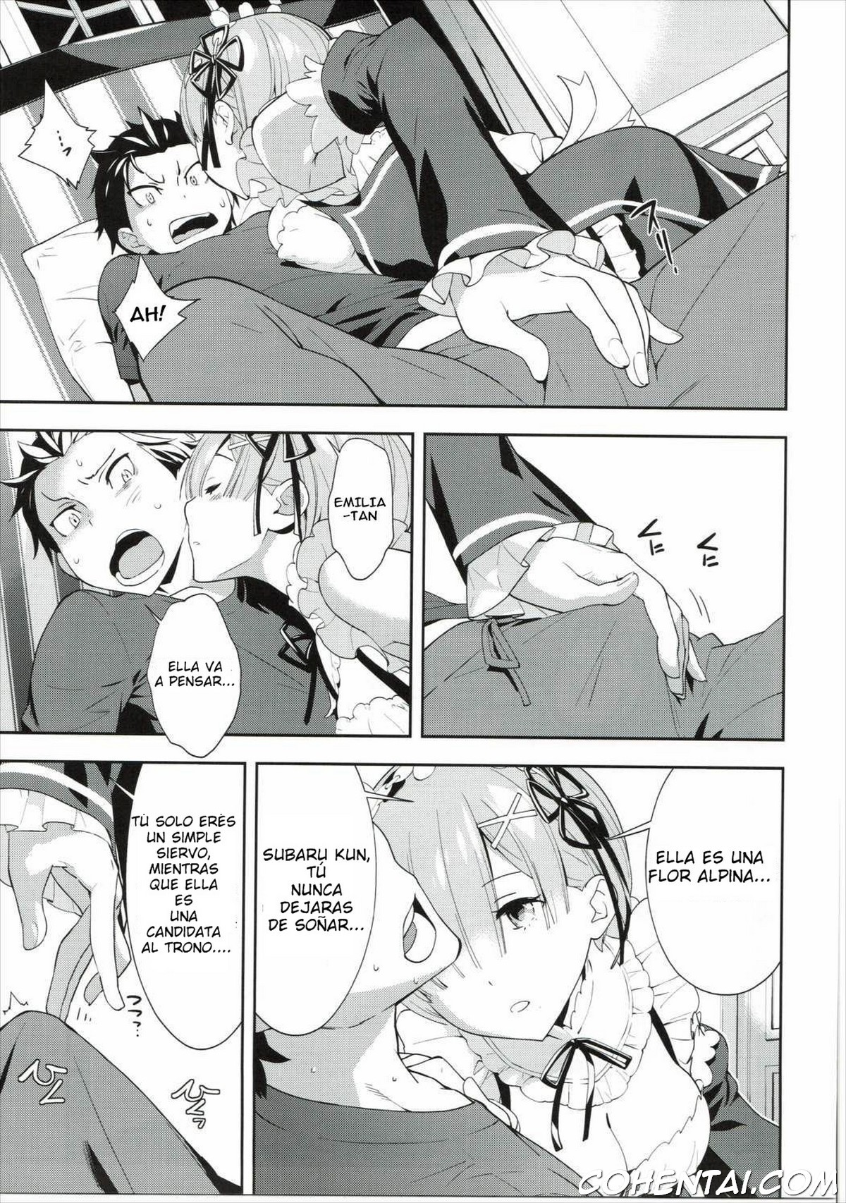 CHOICE (Re:Zero kara Hajimeru Isekai Seikatsu) xxx comics manga porno doujin hentai español sexo 