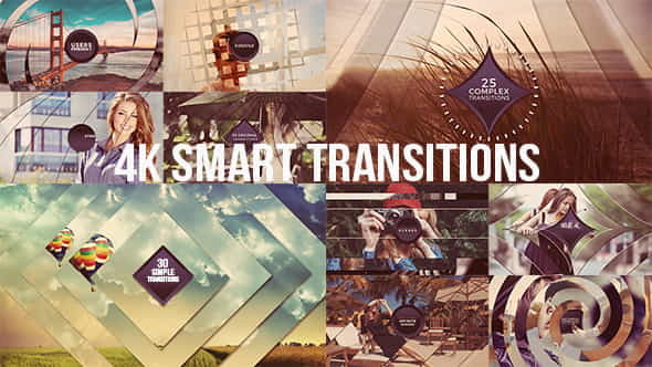 4K Smart Transitions - VideoHive 19693968