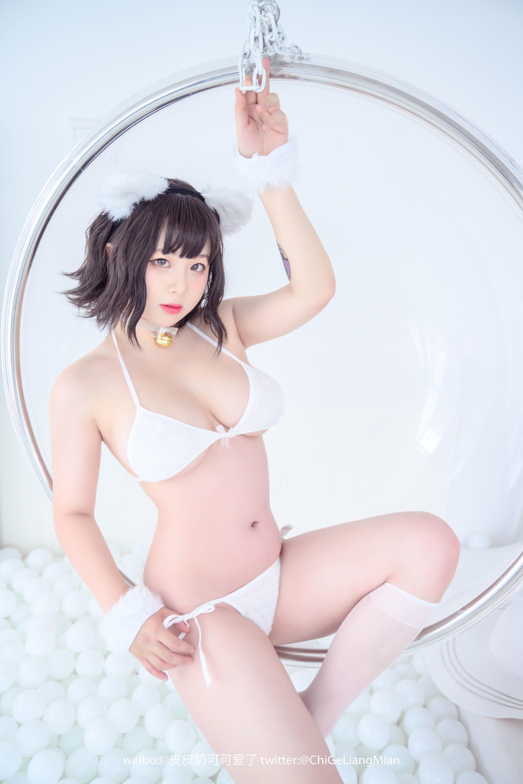 [美女Coser] 皮皮奶可可爱了啦 《白猫》 写真集(27)