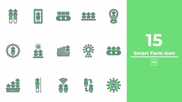 Smart Farm Icon After Effects - VideoHive 49283517