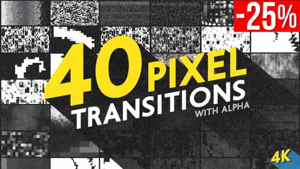 Pixel Transitions Pack - VideoHive 2891296