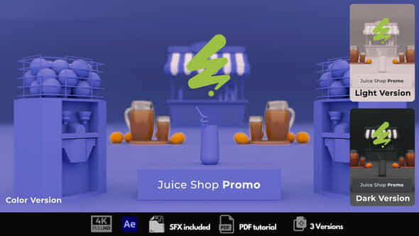 Juice Shop Promo - VideoHive 53930897