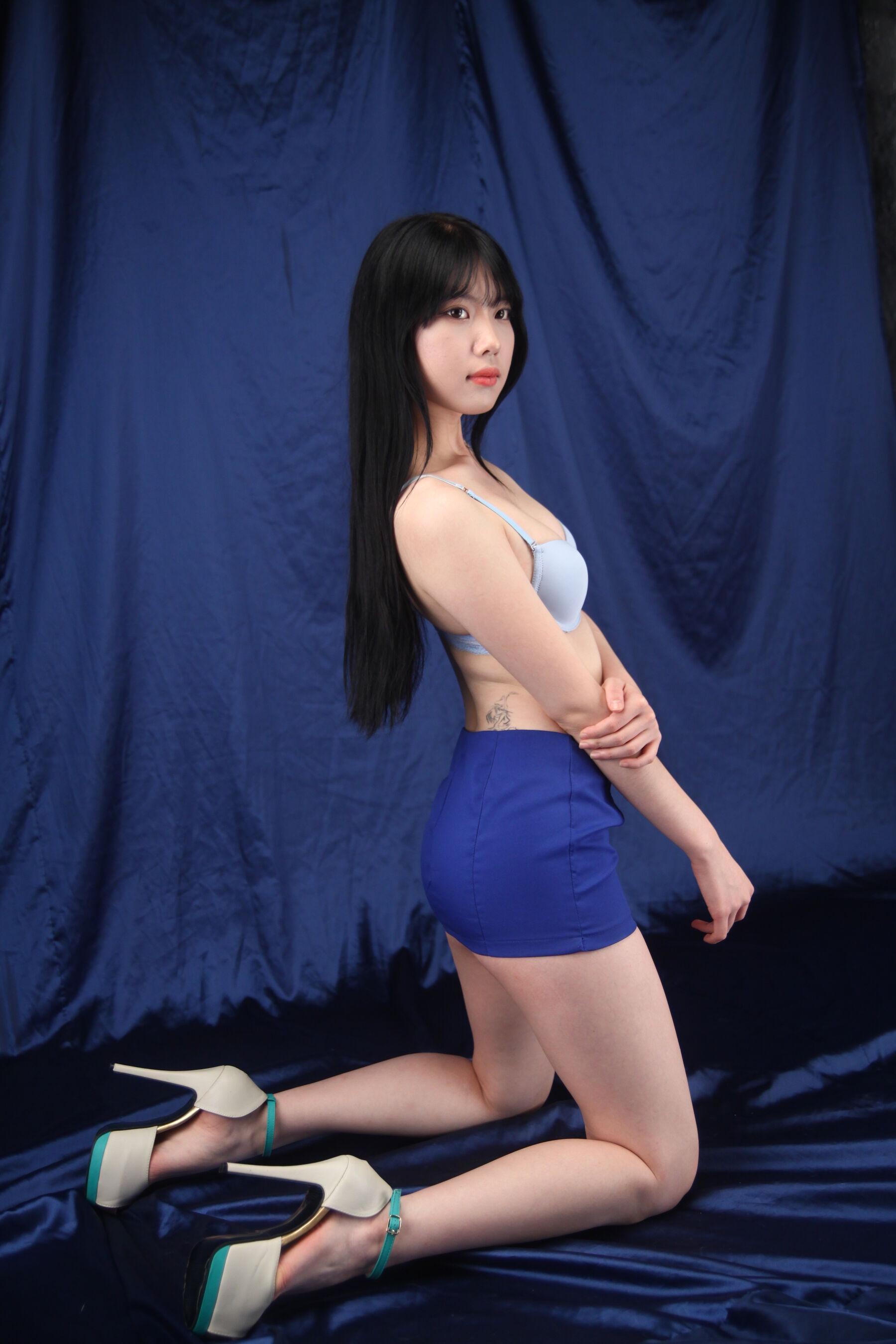 韩模人体 韩模汉娜（한나）人体私拍套图(99)