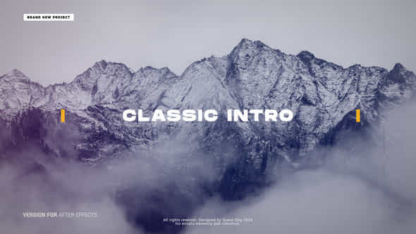 Classic Introduction - VideoHive 51090057