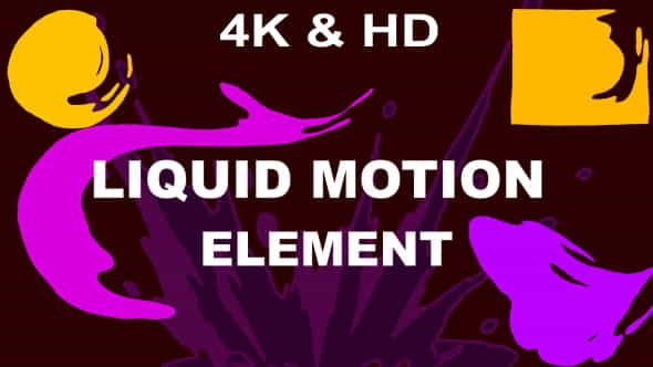 Liquid motion Elements Pack - VideoHive 16120855