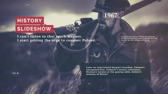 History Timeline Opener - VideoHive 29659809