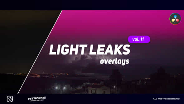 Light Leaks Overlays - VideoHive 48288816