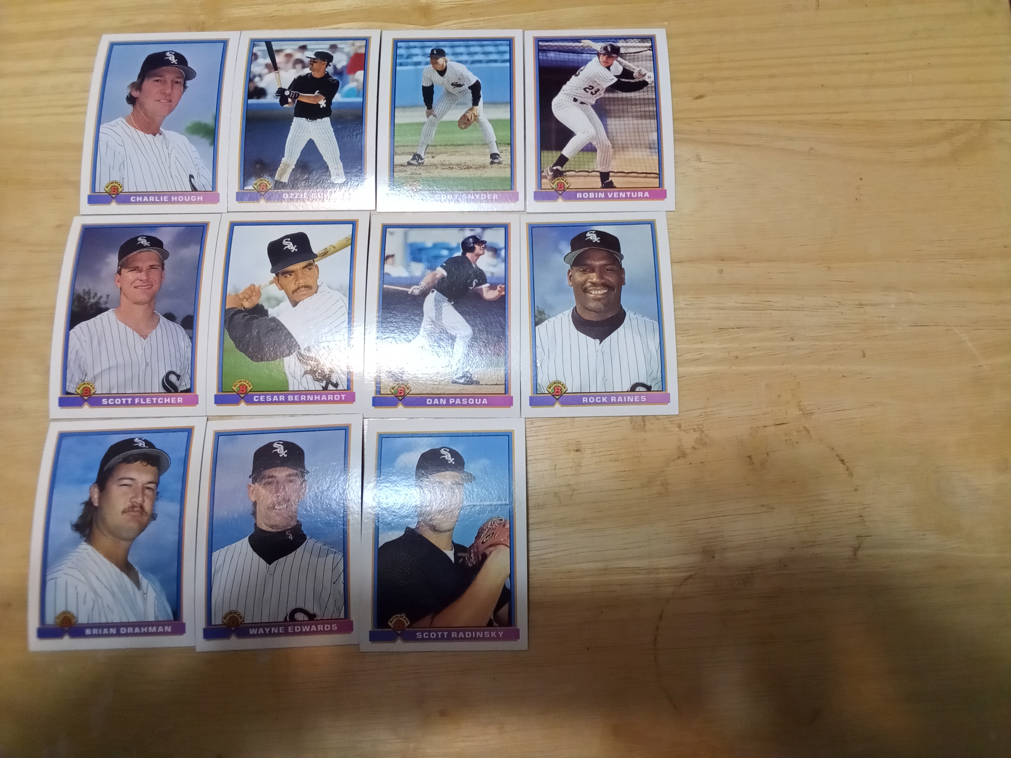 Chicago White Sox Baseball Card Lot Frank Thomas Ventura McDowell Guillen  Durham