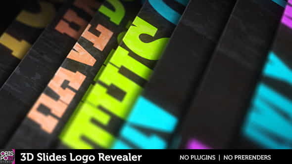 3D Slides Logo Revealer - VideoHive 8042453