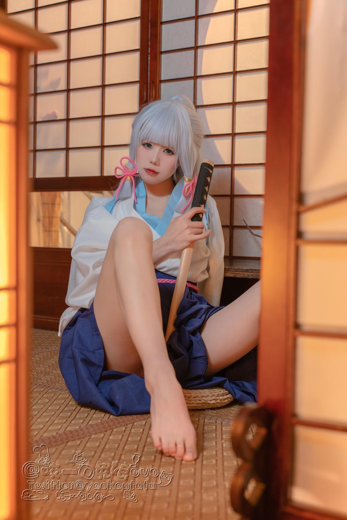 Cosplay 黏黏团子兔 绫华的小憩(20)