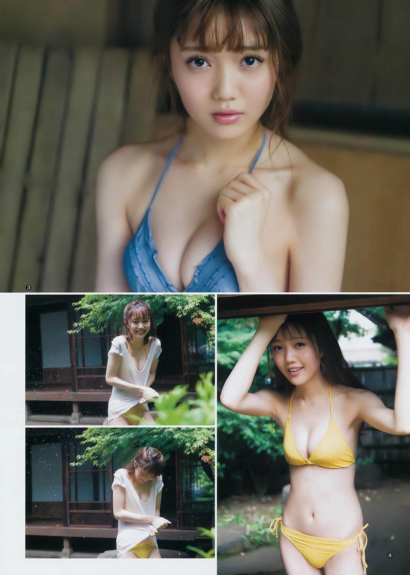 松川菜々花・三城千咲・鷲見玲奈, Young Jump 2017 No.40 (ヤングジャンプ 2017年40号)(13)