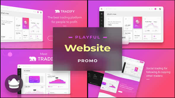 Playful Website Promo - VideoHive 46594571