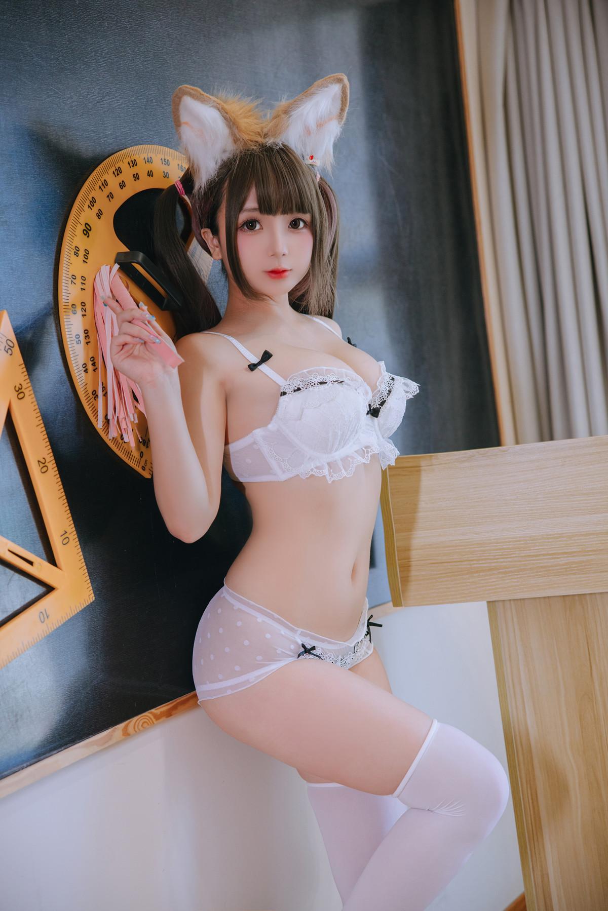 Cosplay Rinaijiao日奈娇 课桌捆绑 Set.01(43)