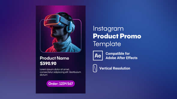 Instagram Product Promo - VideoHive 58994331