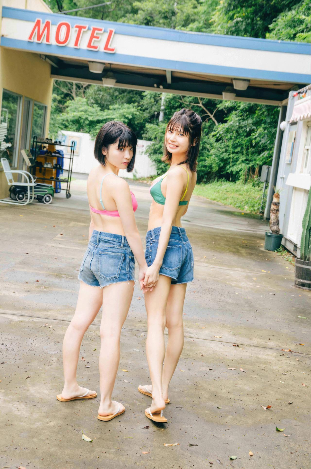 Nemoto Nagi 根本凪, Rin Kaname 鹿目凛, from でんぱ組.inc 写真集 ねもぺろ 「萌えキュン」 だけじゃありません。 Set.03(29)