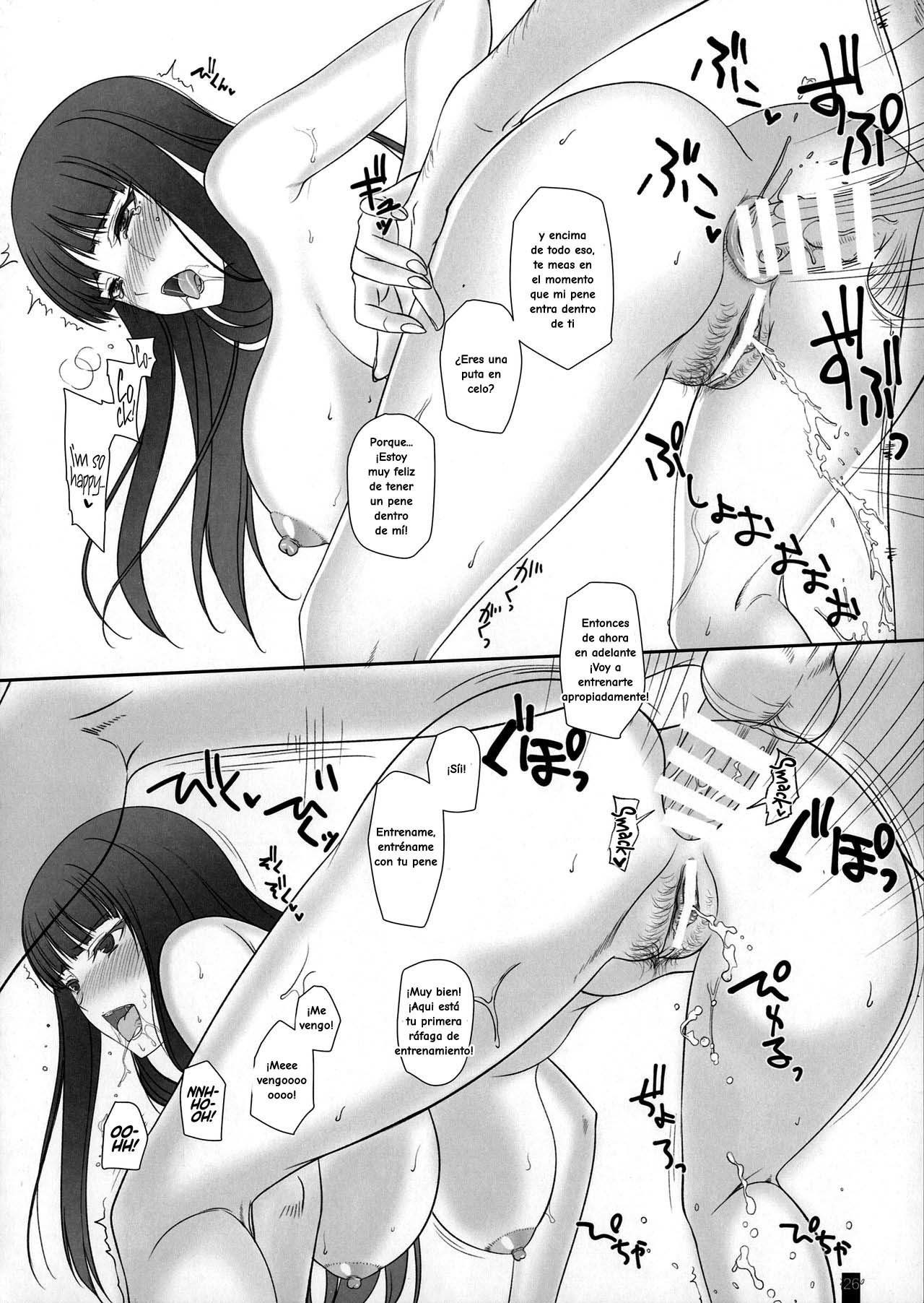 (C91) [Kemokomoya (Komori Kei)] Tsuma ga Onna ni Naru Toki Nishizumi Shiho  When My Wife Becomes a Woman Nishizumi Shiho (Girls und Panzer) [Spanish]
