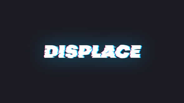 Displace Typography - VideoHive 47548067