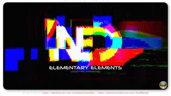 Elementary Elements Draft Logo Animation - VideoHive 59564104