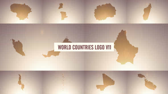 World Countries Logo - VideoHive 38976959