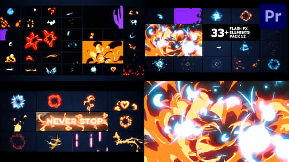 Flash FX Elements - VideoHive 44234419