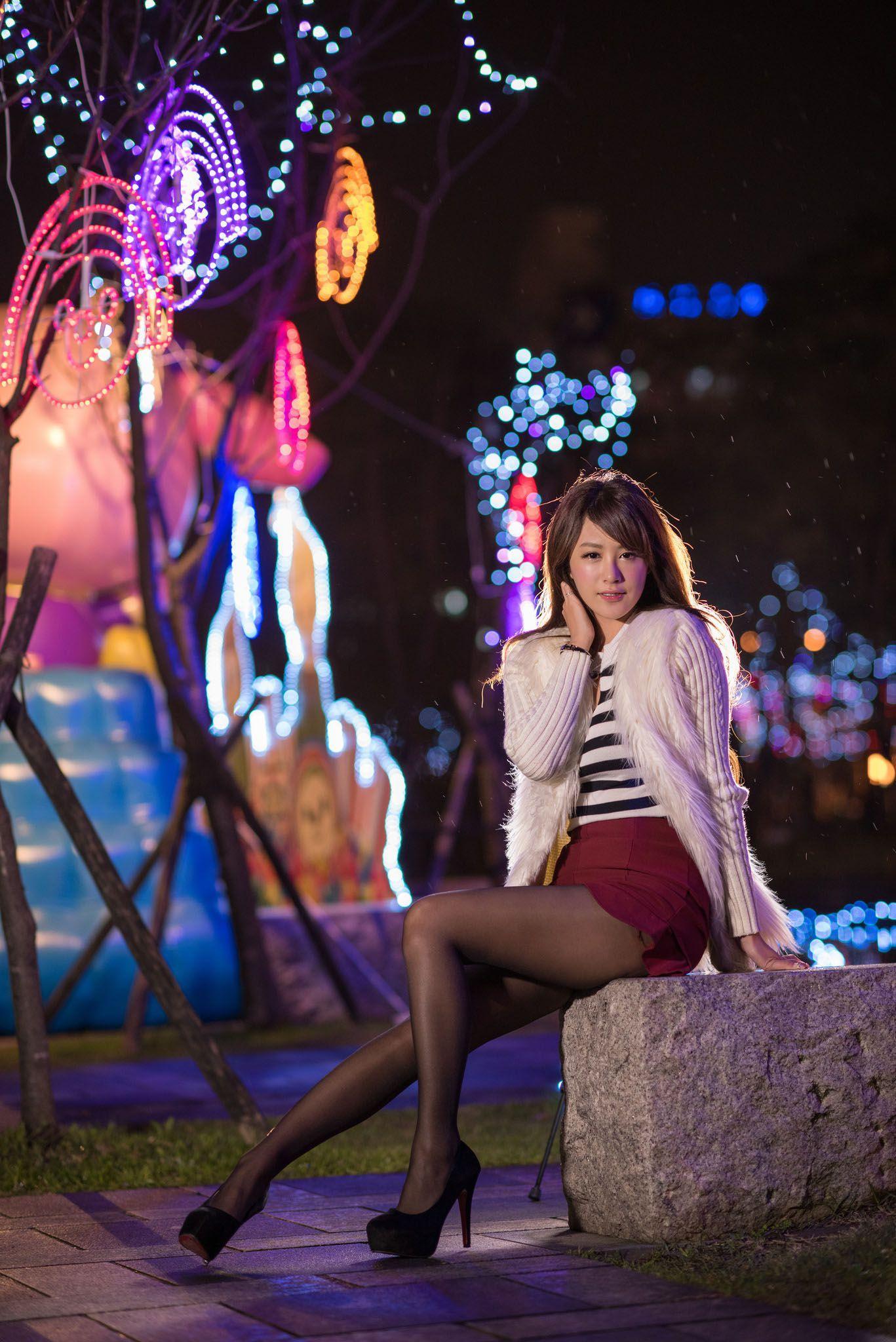 台湾美女夏晴MISO《圣诞外拍》写真集(8)