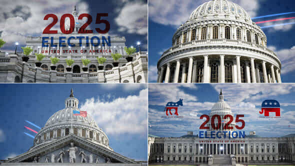 Us Election Opener - VideoHive 53937680